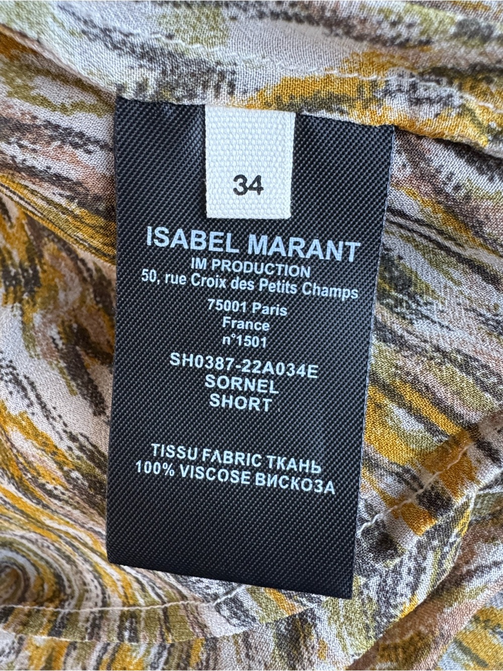 Isabel Marant Étoile Sornel Tiered Wool-Blend Shorts Size 34/US 2 - Picture 7 of 13